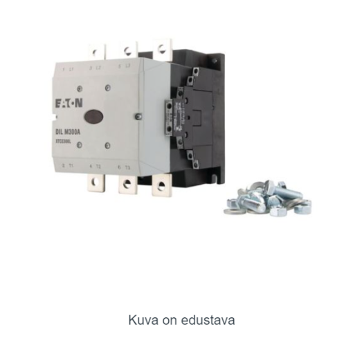 KONTAKTORI, 380 V, 400 V, 160 kW, 2 N/O, 2 NC