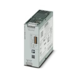 QUINT POWER -virtalähde vapaavalintaisella lähtövirralla, SFB (selective fuse breaking) -teknologialla ja NFC-liitännällä, syöttö: 1-vaiheinen, lähtö: 24 V DC/10 A.