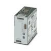 QUINT POWER -virtalähde vapaavalintaisella lähtövirralla, SFB (selective fuse breaking) -teknologialla ja NFC-liitännällä, syöttö: 3-vaiheinen, lähtö: 24 V DC/20 A.