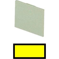 Insert label, yellow, blank