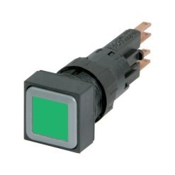 Illuminated pushbutton actuator, green, momentary