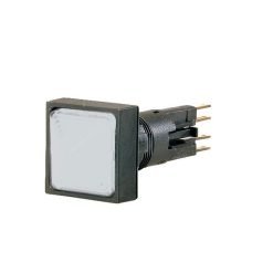 Indicator light, raised, white