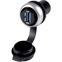 Bulkhead interface, USB 3.0 socket, Type A