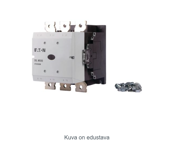 KONTAKTORI, 380 V, 400 V, 265 kW, 2 N/O, 2 NC