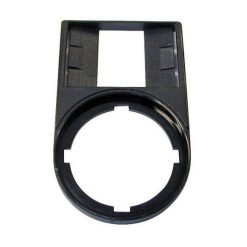 Label mount, without label, black