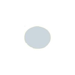 Button lens, flat white, blank