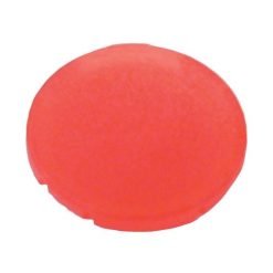 Button lens, flat red, blank