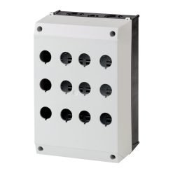 Surface mounting enclosure, 12 mounting locations