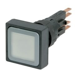Illuminated pushbutton actuator, white, momentary
