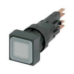 Illuminated pushbutton actuator, white, momentary,