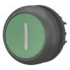 Pushbutton, RMQ-Titan, Flat, momentary, green, ins