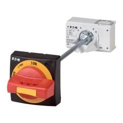 Door coupling rotary handle red-yellow, size 1, NA