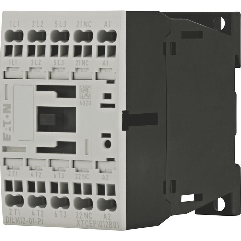 Contactor, 3 pole, 380 V 400 V 5.5 kW, 1 NC, 24 V DC, DC operation, Push in terminals