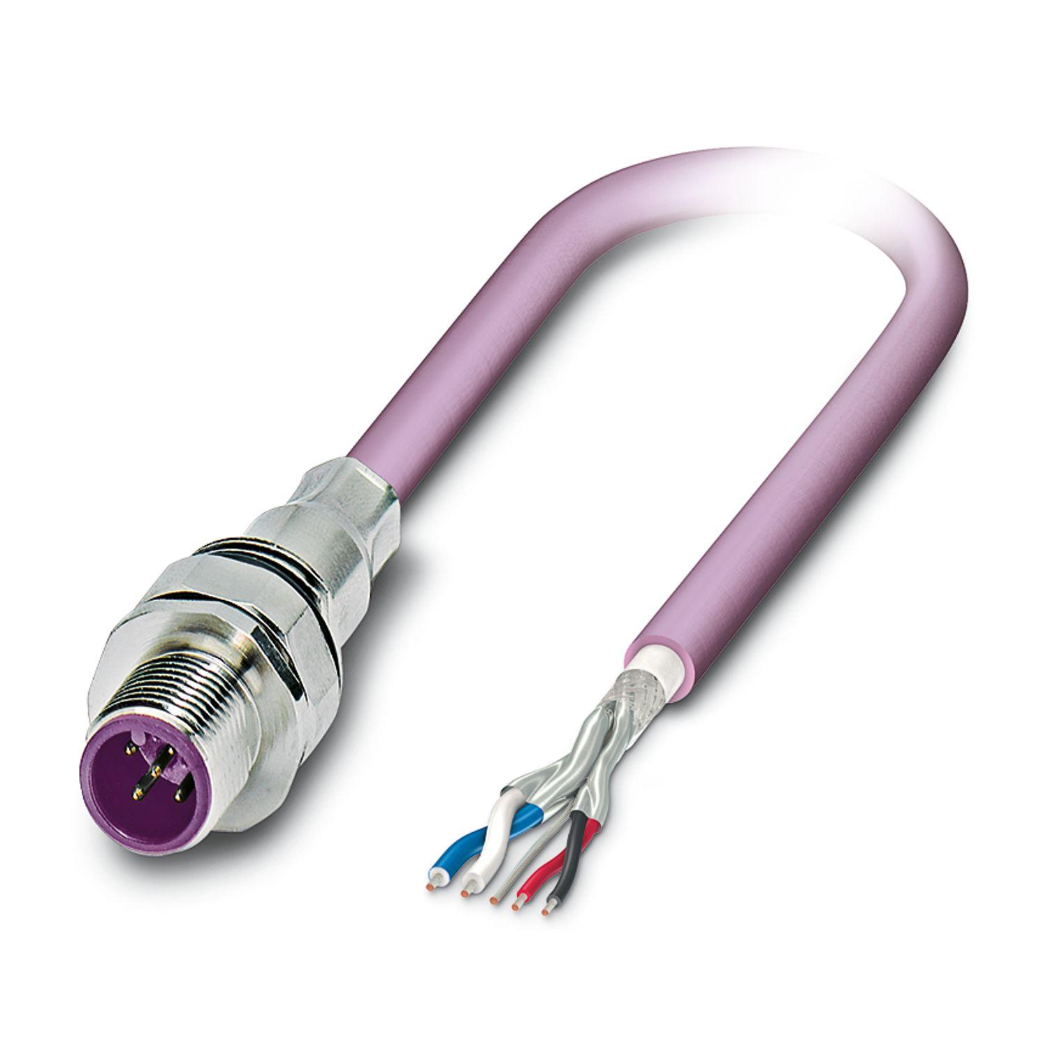 Bus system flat-type plug
