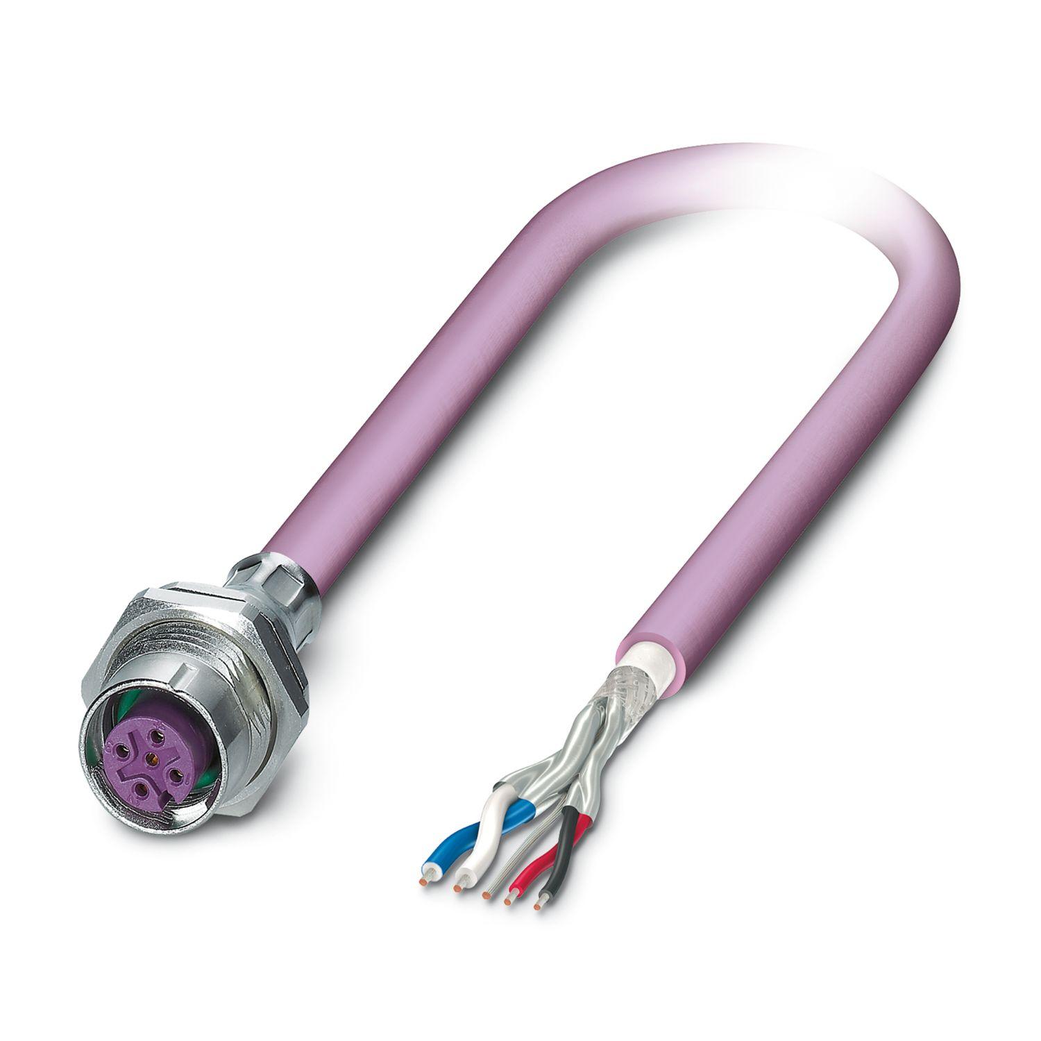 Bus system flush-type socket