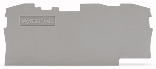 TOPJOB S END/ INTERM. PLATE GREY