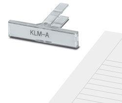Terminal strip marker carrier