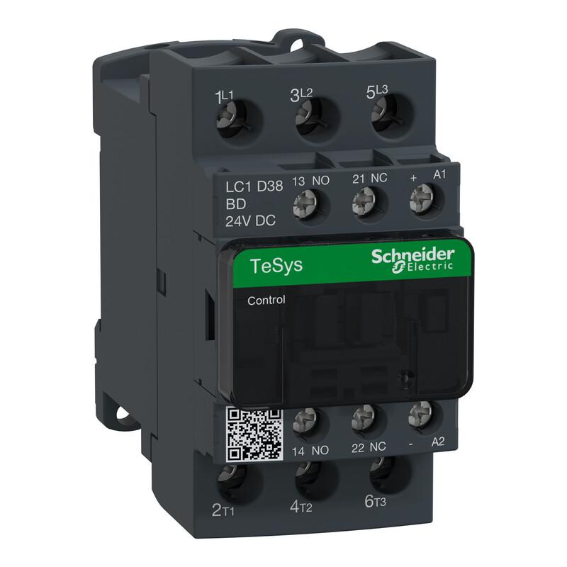 TeSys kontaktori 38A, 24VDC