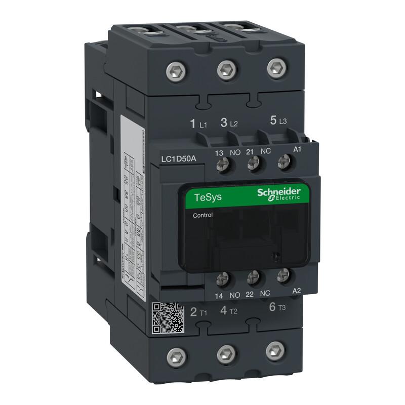 TeSys kontaktori 50A/AC3 kela 230VAC