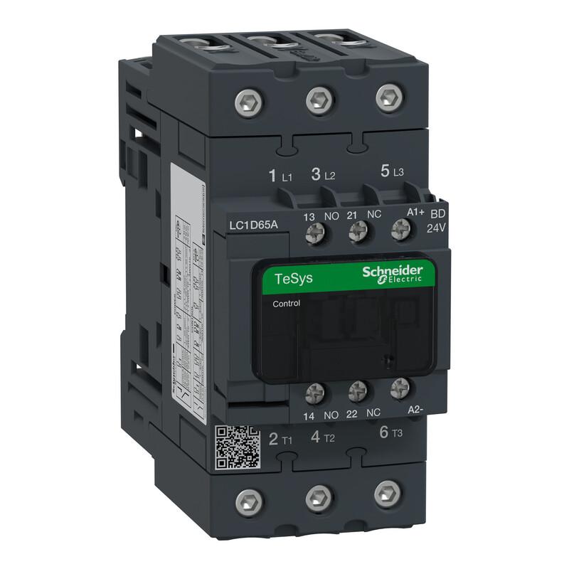 TeSys kontaktori 65A/AC3 kela 24VDC