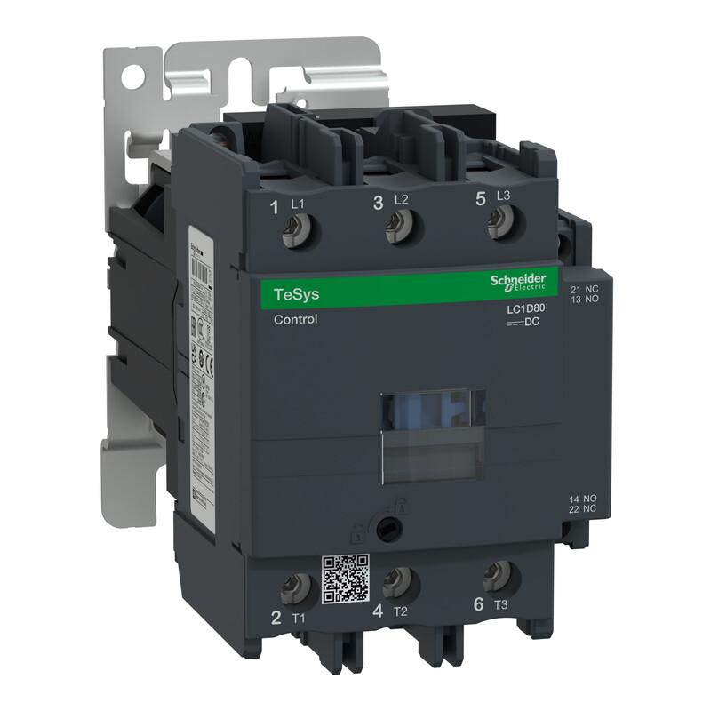 TeSys kontaktori 80A/AC3 kela 24VDC