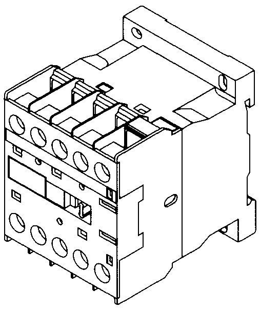 TeSys minikont. 9A/AC3 3s+1s 230VAC - Image 2