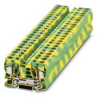 Spring cage ground terminal block