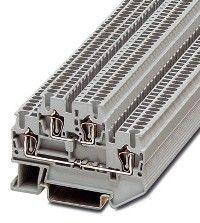 Double-level spring-cage terminal block