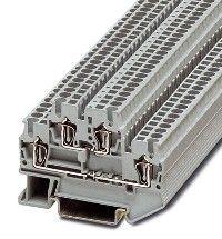 Double-level spring-cage terminal block