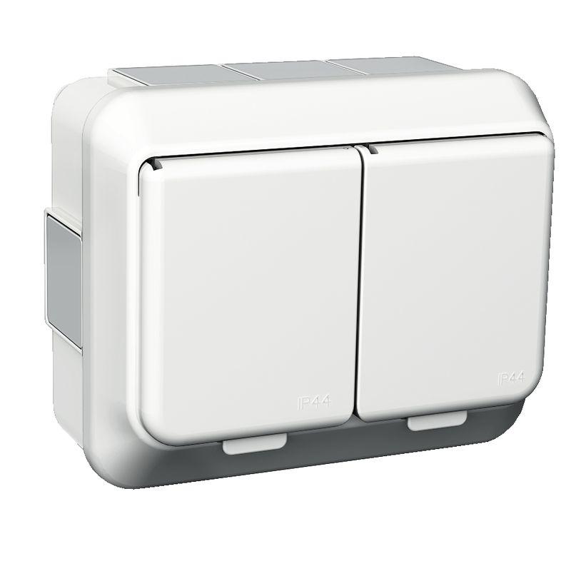 Exxact 2-pistor. Pinta IP44 JL