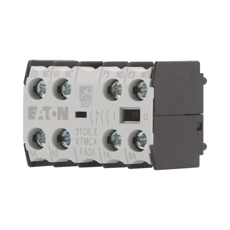 Auxiliary contact module, 2 pole, 2 NC, Screw term