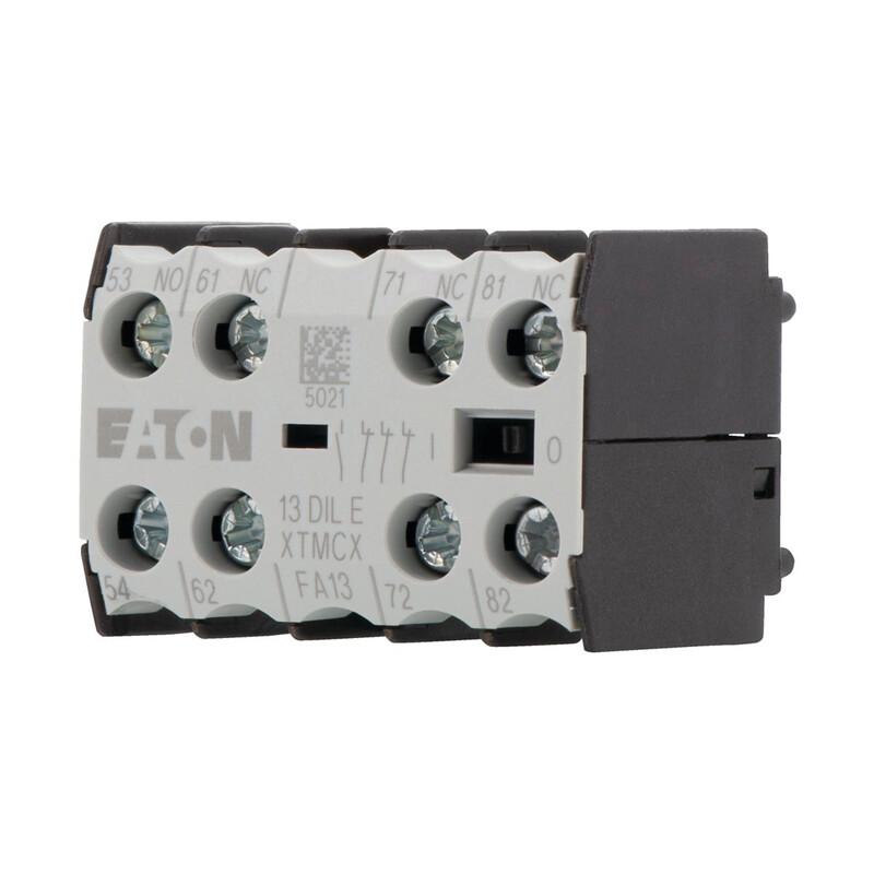 Auxiliary contact module, 4 pole, 1 N/O, 3 NC, Scr