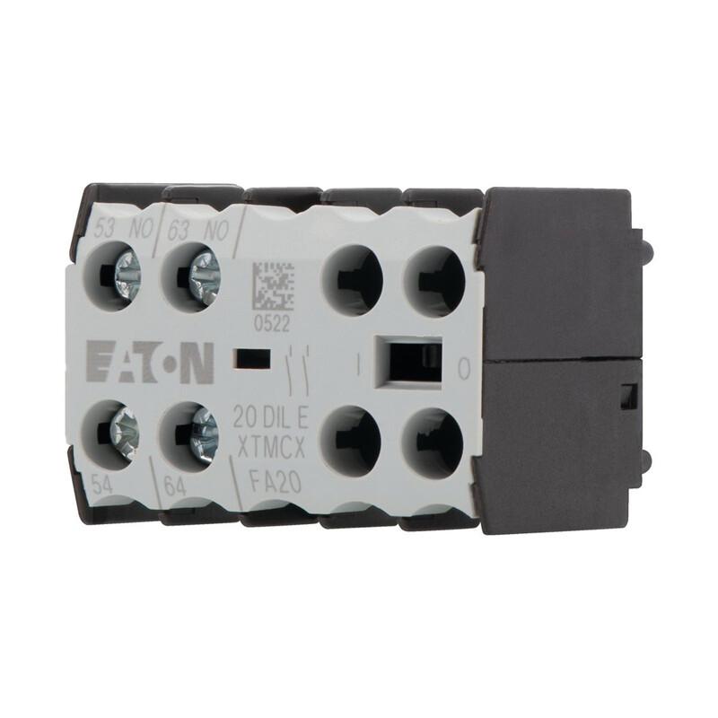 Auxiliary contact module, 2 pole, 2 N/O, Screw ter