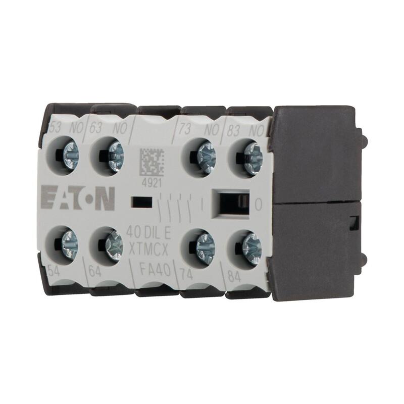 Auxiliary contact module, 4 pole, 4 N/O, Screw ter