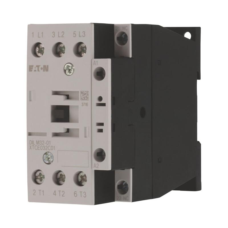 Contactor, 3 pole, 380 V 400 V 15 kW, 1 NC, RDC 24