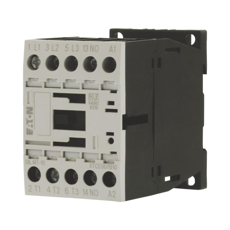 Contactor, 3 pole, 380 V 400 V 3 kW, 1 N/O, 24 V D