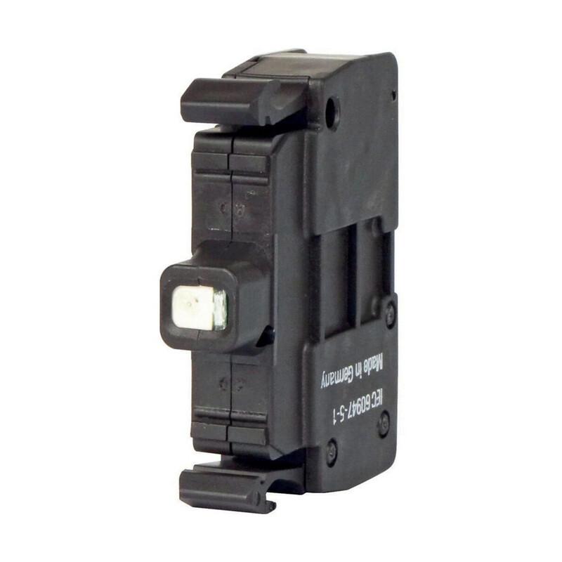 LED element, white, front mount, cage clamp