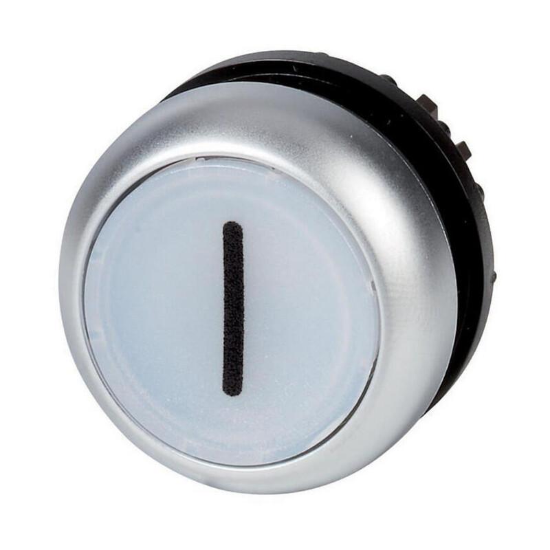 Illuminated pushbutton actuator, RMQ-Titan, Flush