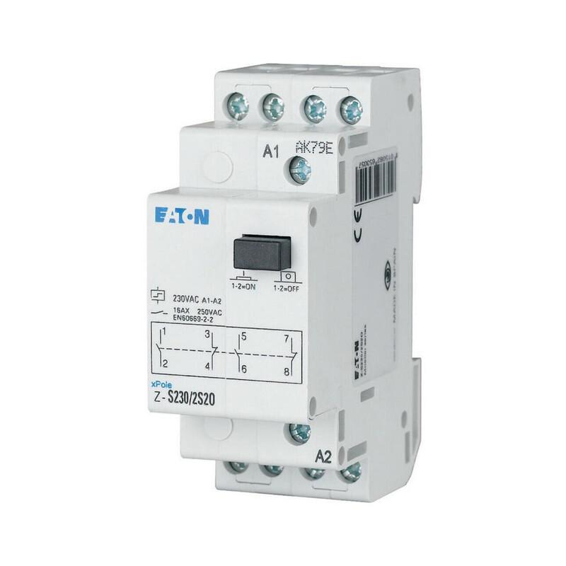 Impulse relay, 48AC/24DC, 2W, 16A, 50Hz, 2CO